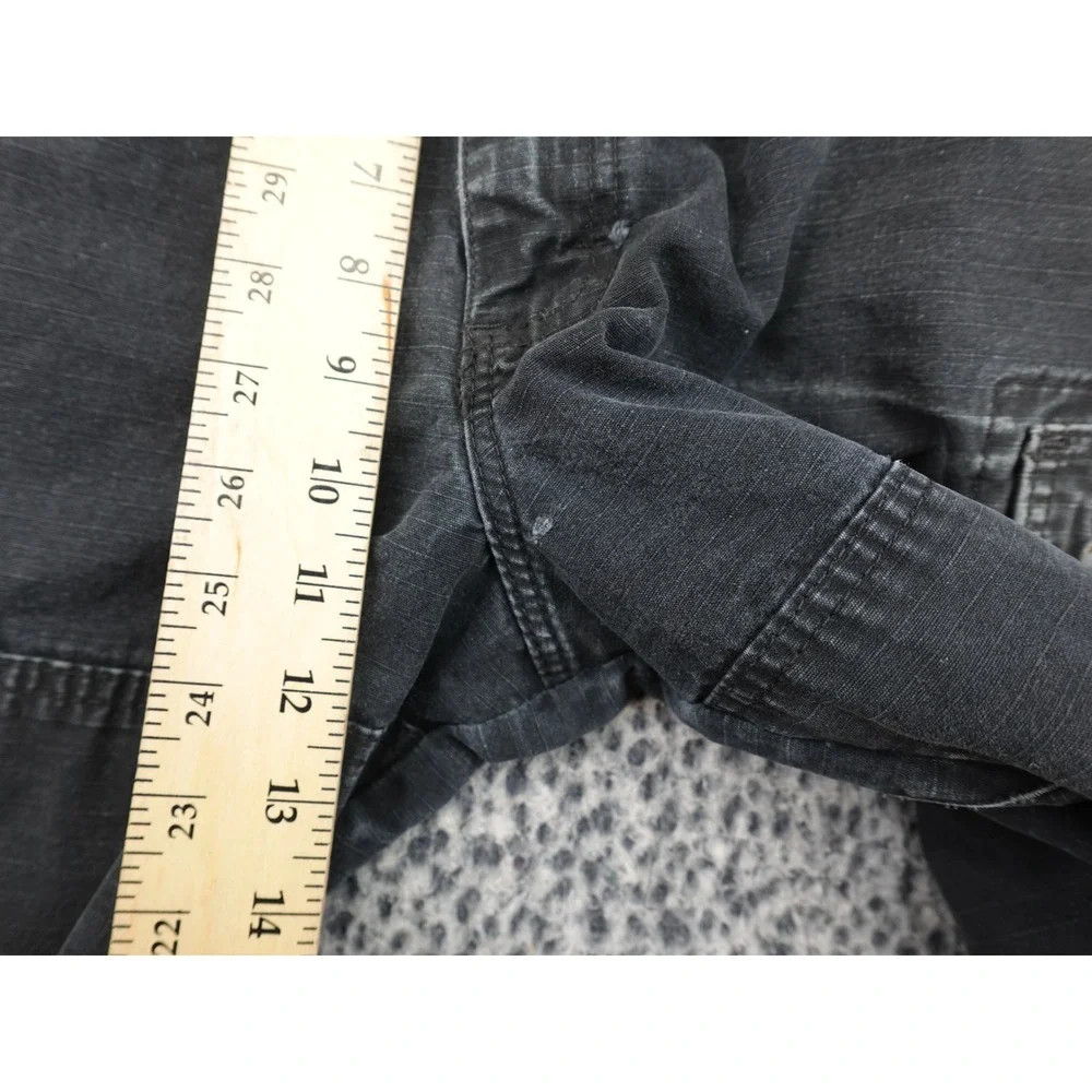 Wrangler RIGGS Workwear Carpenter Pants Mens 36x32 Black Distressed 3W060BL